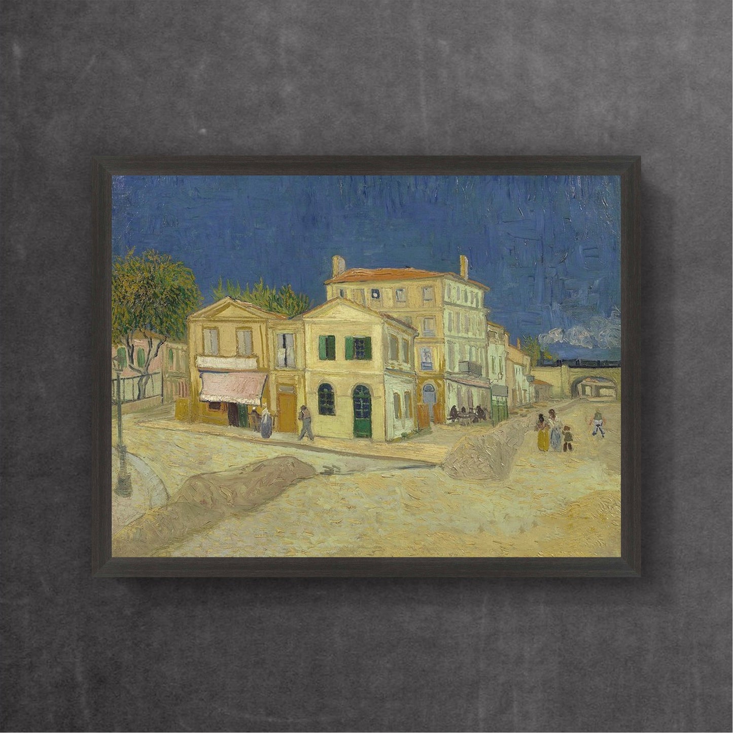 Vincent van Gogh【11 The Yellow House】Artworks Printing(3:4)