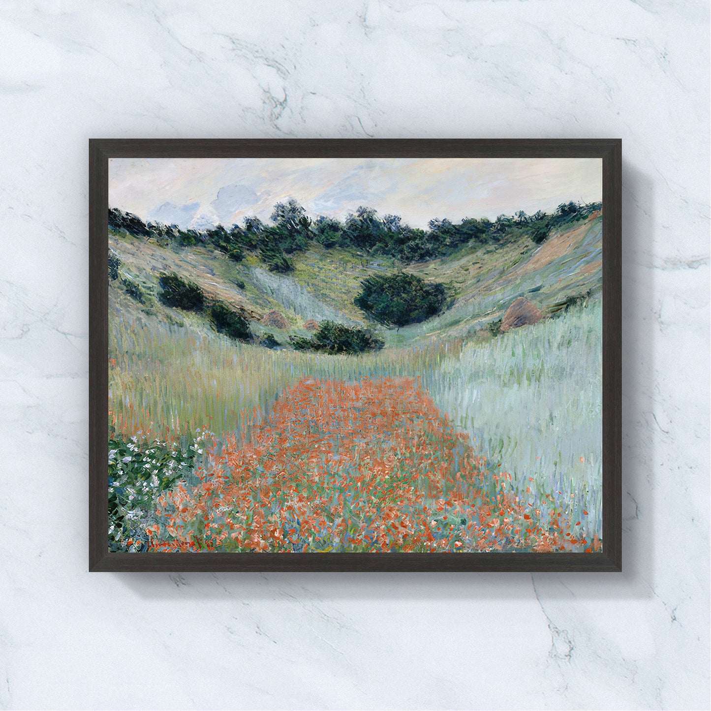 Claude Monet【13 Poppy Field in a Hollow near Giverny】Artworks Printing(4:5)