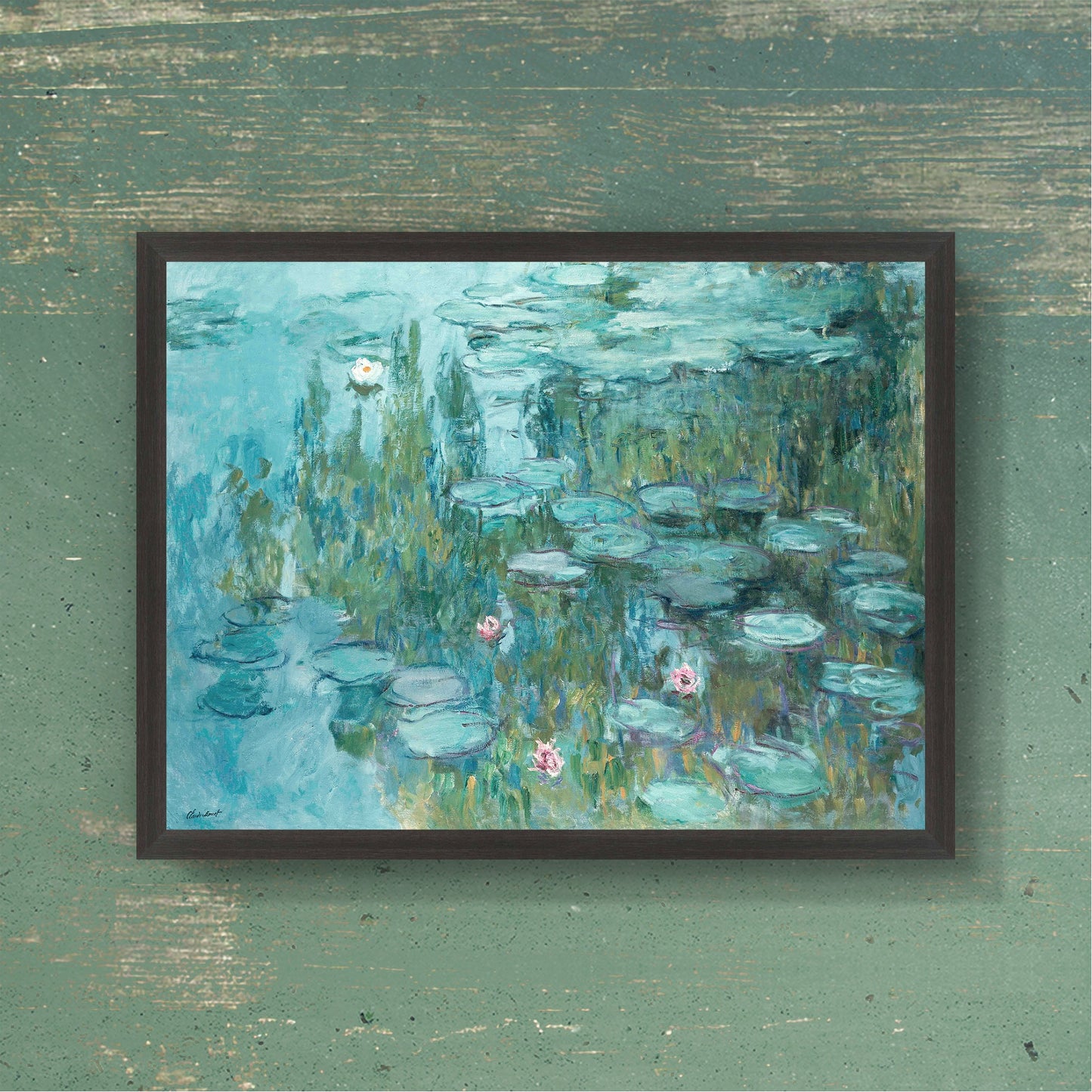 Claude Monet【14 Water Lilies Ⅱ】Artworks Printing(3:4)