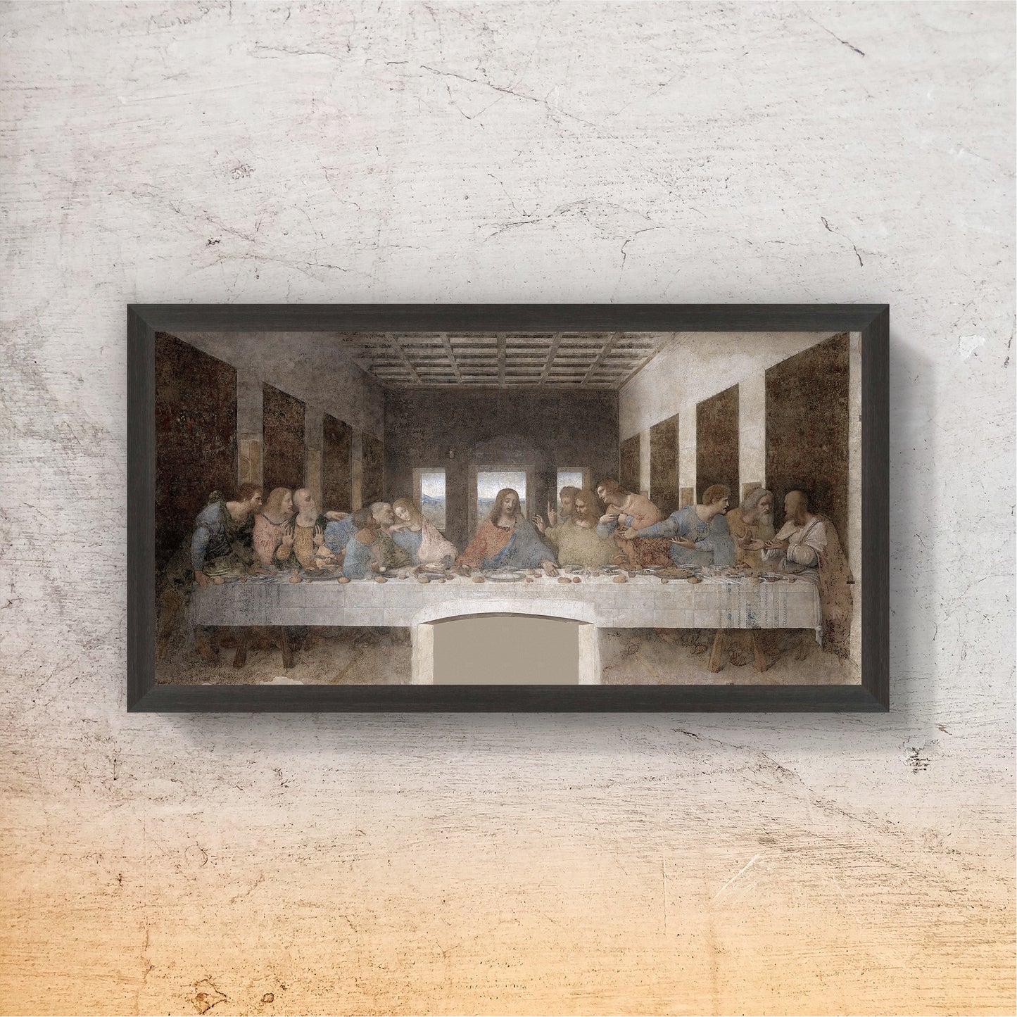 Leonardo da Vinci【15 The Last Supper】Artworks Printing(1:2)