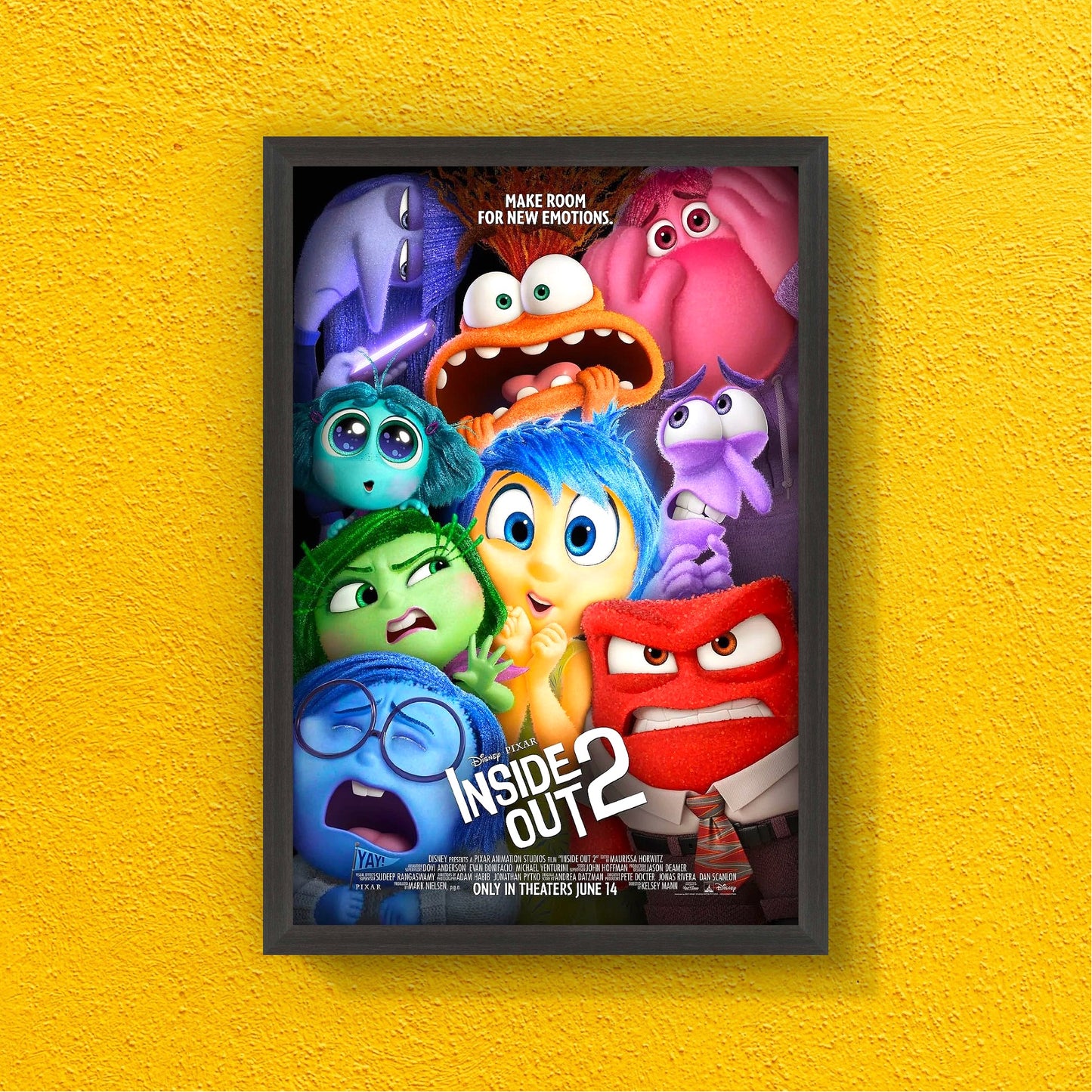 Pixar【15 Inside out 2】Artworks Printing(2:3)