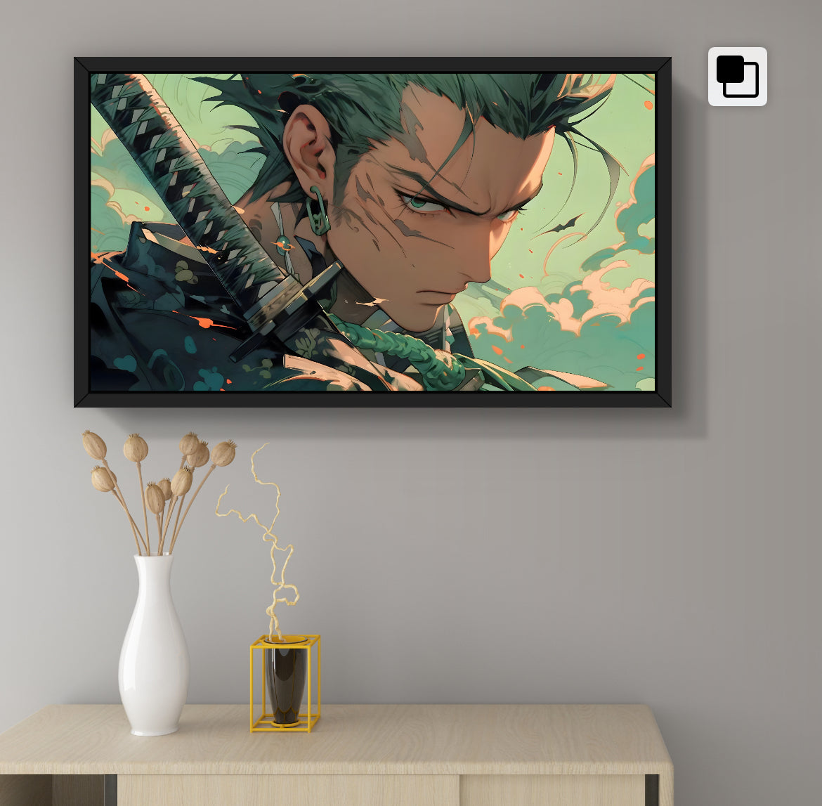 One Piece【17 Roronoa Zoro】Artworks Printing(16:9)