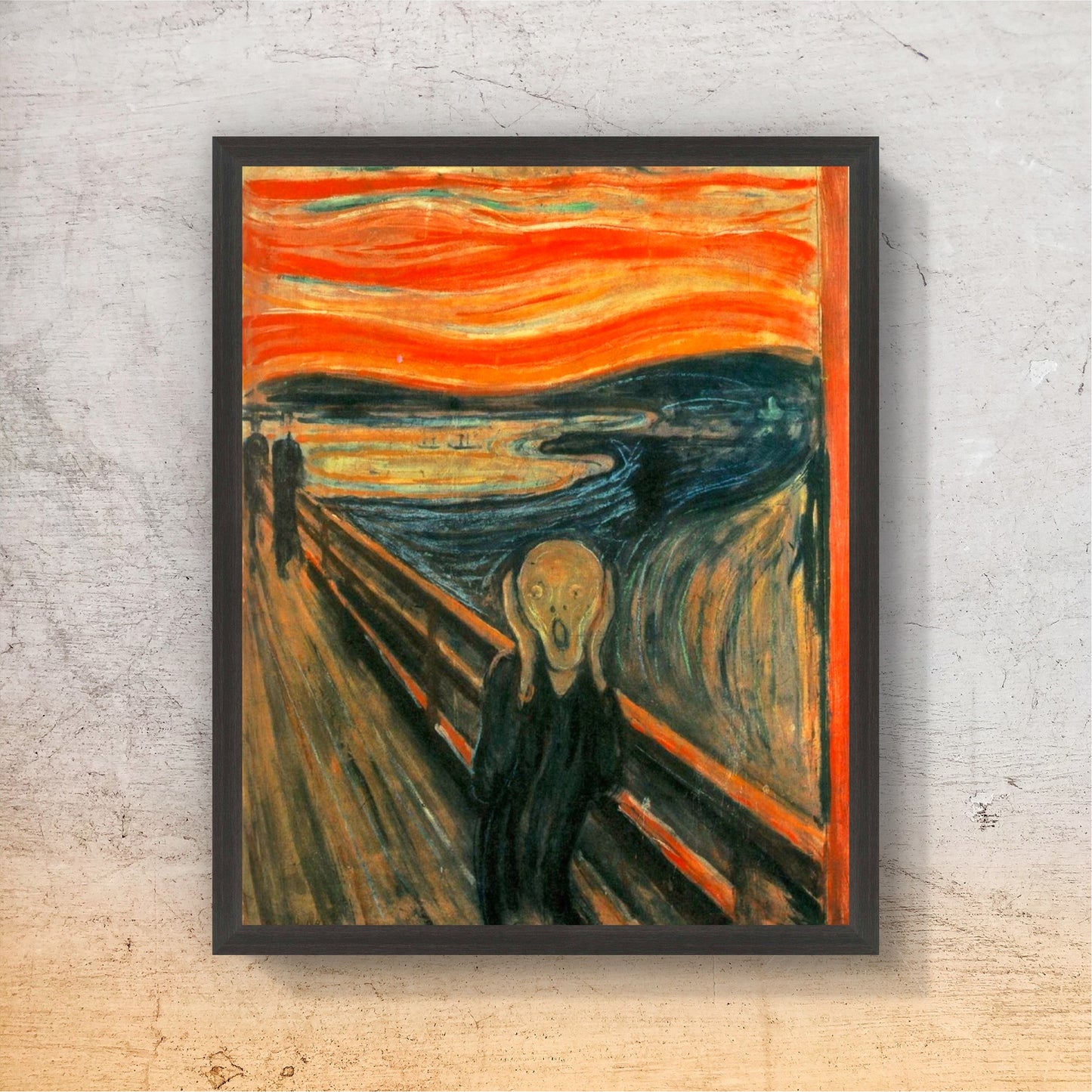 Edvard Munch【17 The Scream】Artworks Printing(4:5)