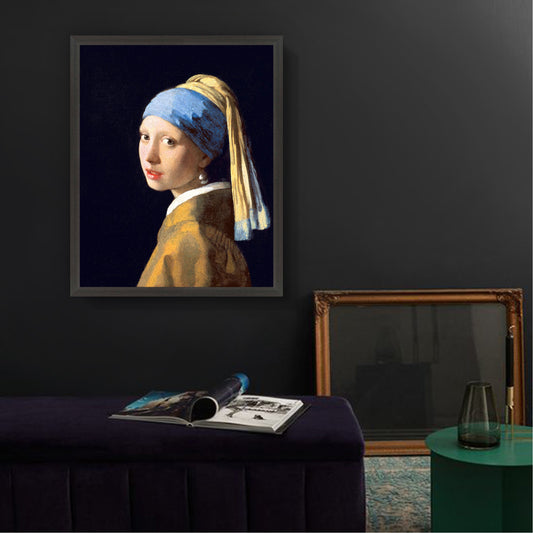 Johannes Vermeer【18 Girl with a Pearl Earring】Artworks Printing(4:5)