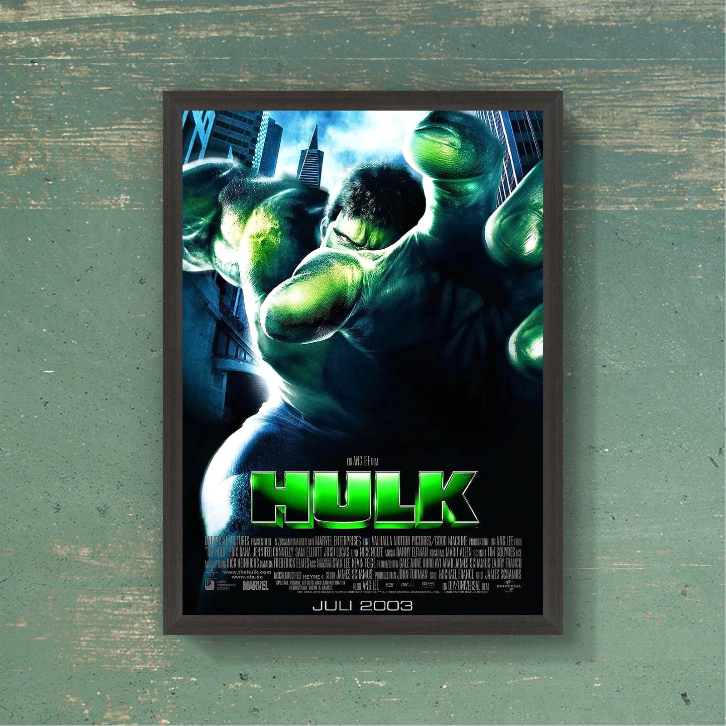 Marvel【19 The Hulk】Artworks Printing(5:7)