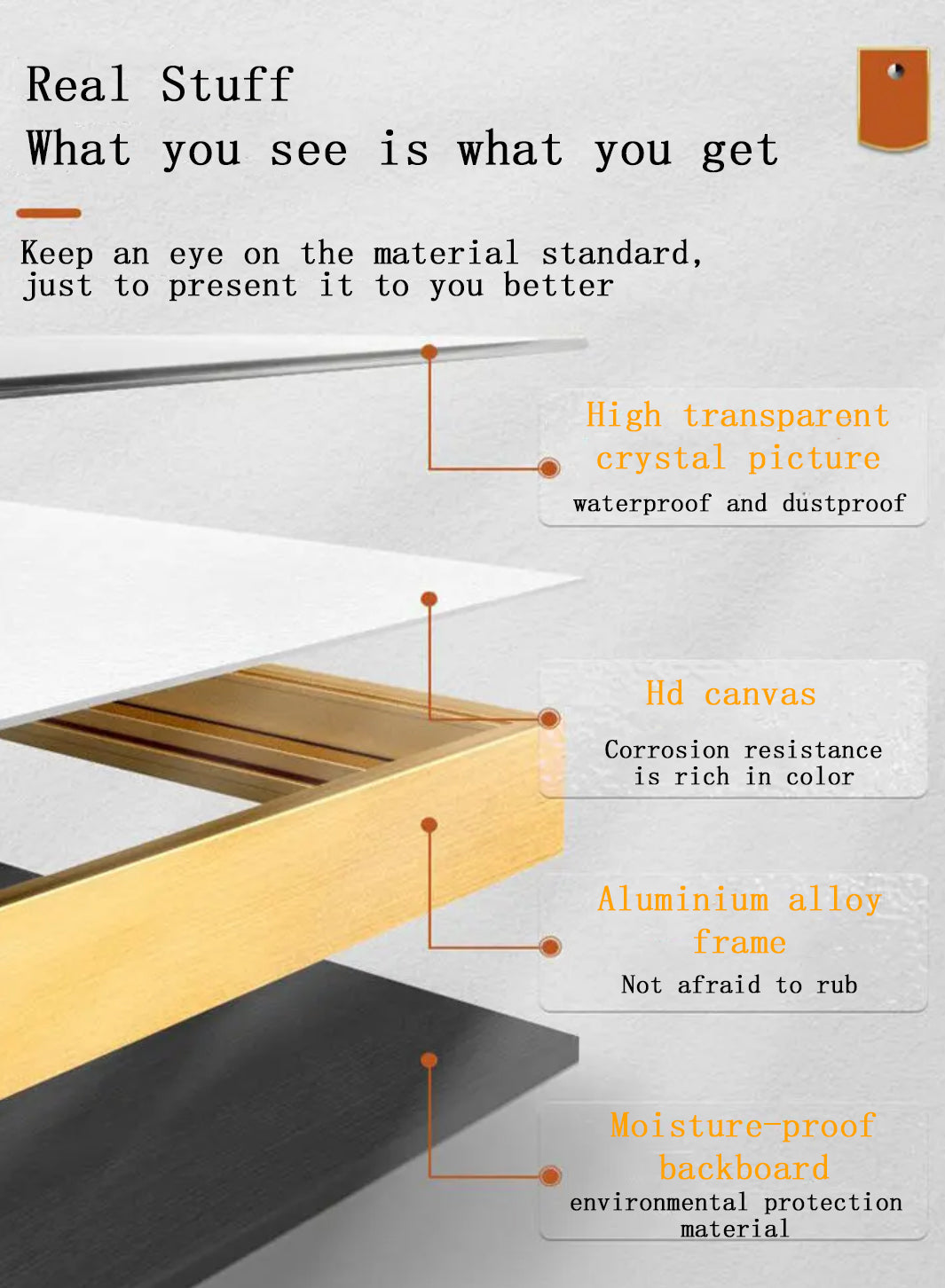 CUSTOMIZATION 【Crystal Porcelain + Aluminium alloy Frame】 Artworks Printing