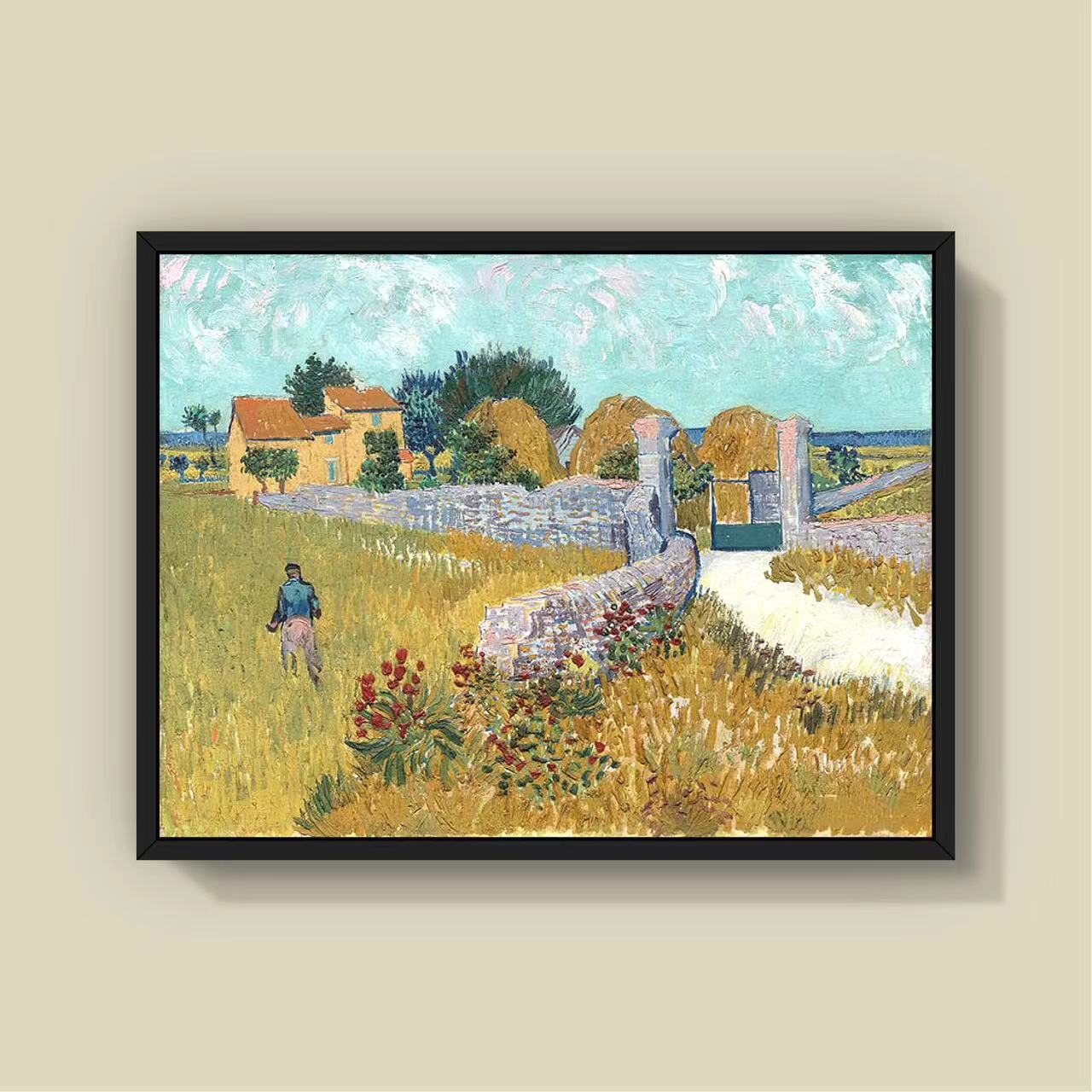 Vincent van Gogh【02 Farmhouse in Provence】Artworks Printing(4:5)