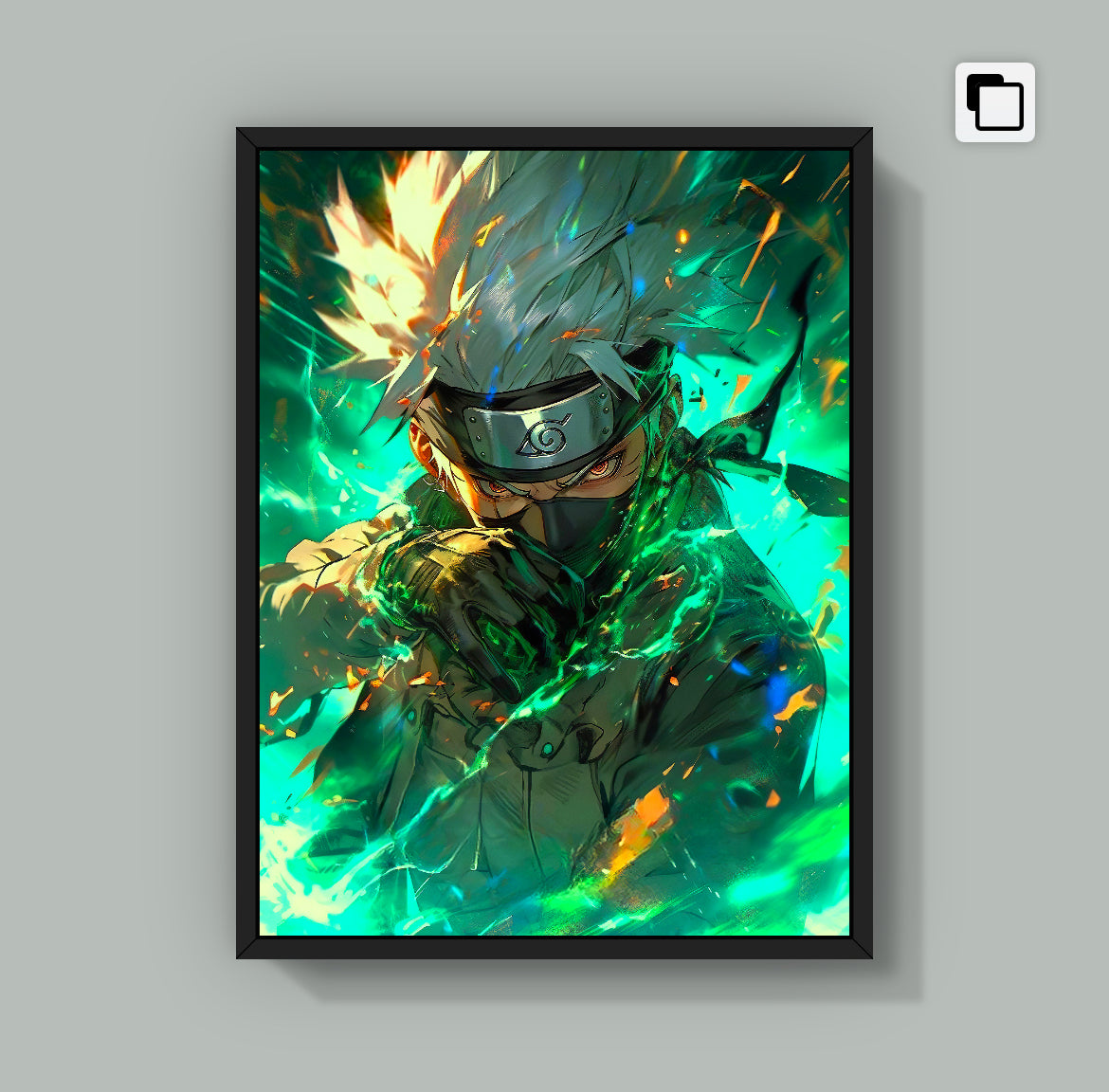 Naruto【23 Hatake Kakashi】Artworks Printing(3:4)