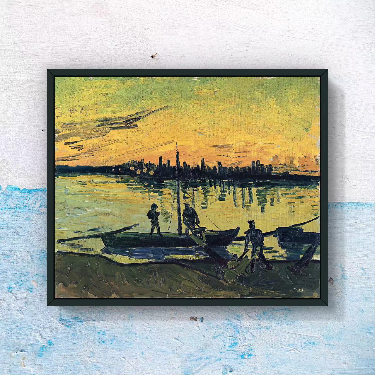 Vincent van Gogh【03 The Stevedores in Arles】Artworks Printing(4:5)