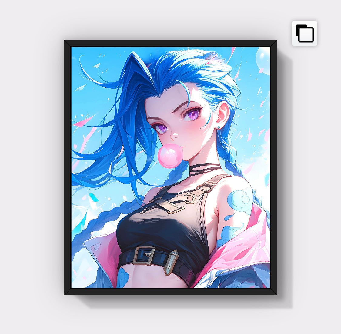 LOL【51 Jinx】Artworks Printing(4:5)