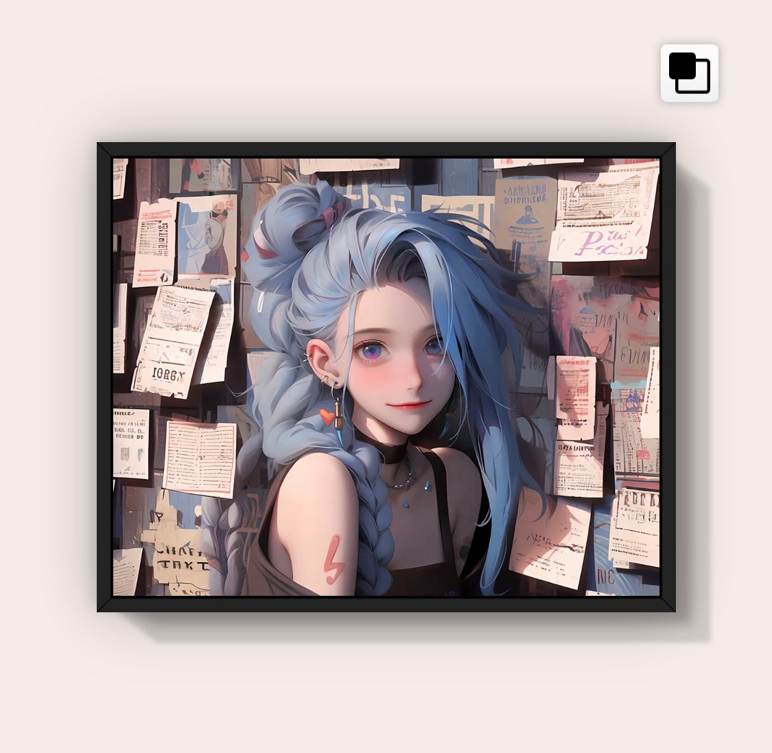 LOL【56 Jinx】Artworks Printing(4:5)