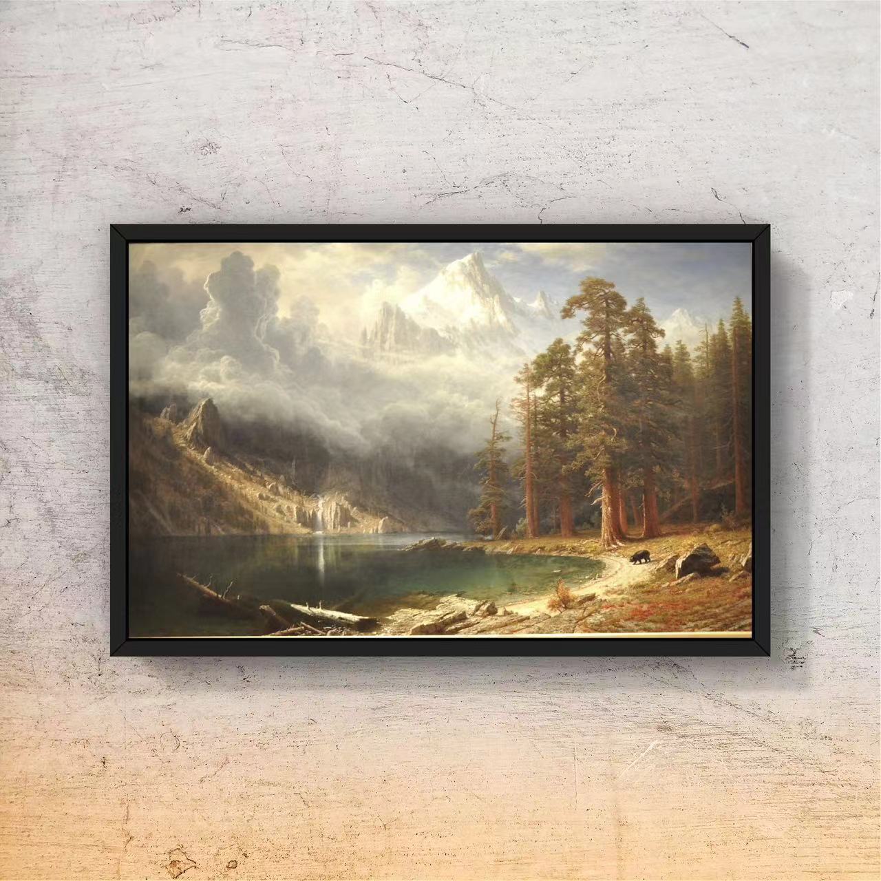 Albert Bierstadt【06 Mount Corcoran】Artworks Printing(2:3)