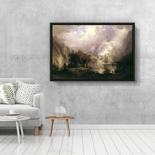 Albert Bierstadt【07 Among The Sierra Nevada, California 】Artworks Printing(16:9)